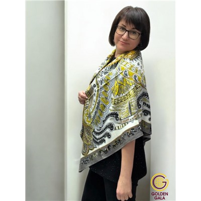 Платок шелковый большой "Парижанка" Арт 2428/51