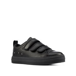 Kids' Leather Riptape Light-up Trainers (Kid size 10-2.5)
