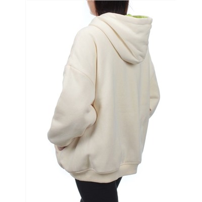 2560 BEIGE/YELLOW-GREEN Худи женское (50 гр. синтепон)