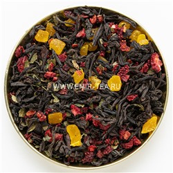 Черный чай Земляника со сливками (код 0351)