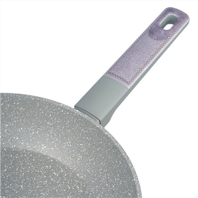 СКОВОРОДА С АНТИПРИГАРНЫМ ПОКРЫТИЕМ PFLUON MARBLE, 26*5 СМ