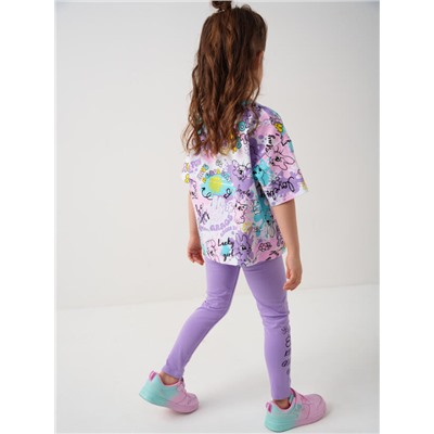 Леггинсы для девочки, 2 пары в комплекте