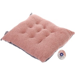 Сидушка на стул "SOFT" 40*40 см, цвет пудровый