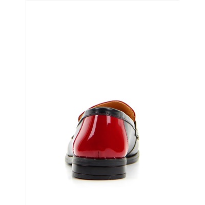 Лоферы ED'ART 117.madonna'9g.black+red R