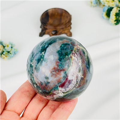 Радуга Самоцветов Шар из океанической Яшмы