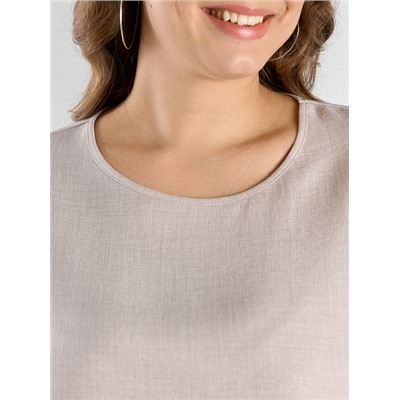 Женская блузка "Женский каприз-3" / бежевый