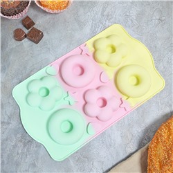 Форма для выпечки печенья силиконовая, 27*17*3см