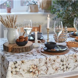 Скатерть "Этель" Floral mood 110х147 см,  100 % хлопок, репс 210 гр/м2