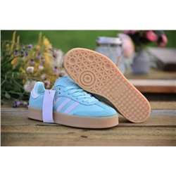 Adidas Samba Almost Blue з натуральной кожи и замши