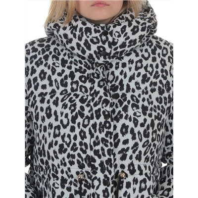 SJ 2251 WHITE/LEOPARD Куртка зимняя женская (200 гр. холлофайбер)