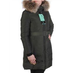 YW-17013 SWAMP Пальто женское зимнее (био-пух, натуральный мех лисицы)