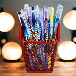 Гелевая ручка "Пиши-стирай" синяя с тонким наконечником 1 шт (ULTRAMAN) Арт 3