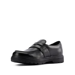 Kids' Leather Slip-On School Shoes (Youth size 3-8)