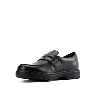 Kids' Leather Slip-On School Shoes (Youth size 3-8)