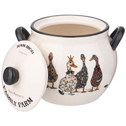 ГОРШОЧЕК ДЛЯ ЗАПЕКАНИЯ С КРЫШКОЙ "FAMILY FARM" 600 МЛ