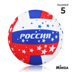 Волейбольный мяч MINSA, машинная сшивка, 18 панелей, р. 5, PVC