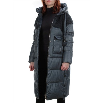 Y21636 DK. GRAY Пальто женское зимнее MEIYEE (200 гр. холлофайбера)
