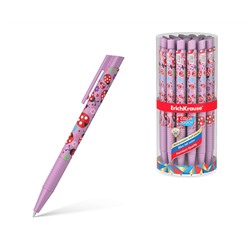 Ручка шариковая автоматическая ErichKrause ColorTouch Matic&Grip Ladybug 0.7, цвет чернил синий