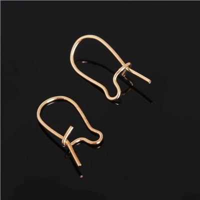 Швензы для сережек-петельки СМ-1069, (набор 5 пар) 15 мм, цвет золото