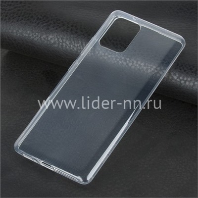 Задняя панель для Samsung Galaxy  A91 Силикон  прозрачная (пакет)