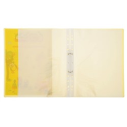 Папка-портфолио для дошкольника "Каляка-Маляка" А4, 20 файлов, пластик, 2 кольца, жёлтый