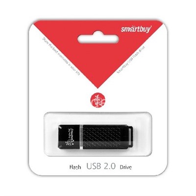 USB Flash 16GB SmartBuy Quartz черный 2.0
