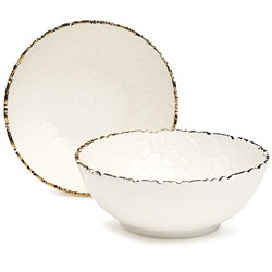 НАБОР САЛАТНИКОВ LEFARD "CHARM" 2 ШТ. 17,5*6 СМ 700 МЛ (С ЗОЛОТОЙ ЛИНИЕЙ)
