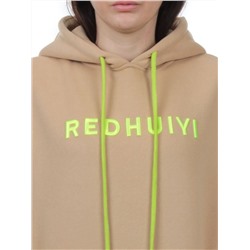 2616 BEIGE Толстовка женская (85% хлопок, 10% полиэстер, 5% спандекс)