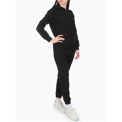 NOH109 BLACK Костюм спортивный женский (хлопок 90%, полиэстер 10%)