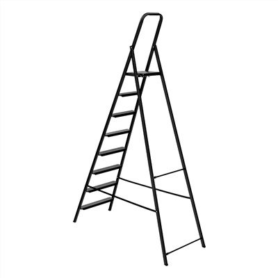 Стремянка 8 ступеней, компактная, стальная Сибртех