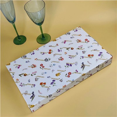 109-229 Овальное блюдо 41х25х4см КРОКУС в под.уп.(х8)Фарфор