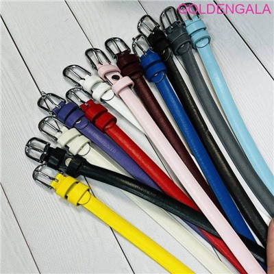 Ремень женский из экокожи 1,5х115 см Р 13 серый