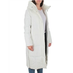 22361 WHITE Пальто зимнее женское облегченное (150 гр. холлофайбера)