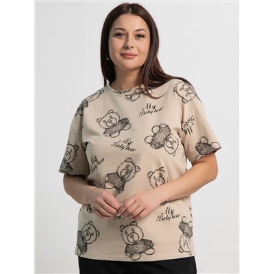 Футболка Бриса (бежевая) Б15372-20М