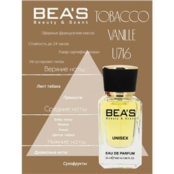 Beas U716 Tom Ford Tobacco Vanille edp 25 ml, Парфюм унисекс Beas U716 создан по мотивам аромата Tom Ford Tobacco Vanille