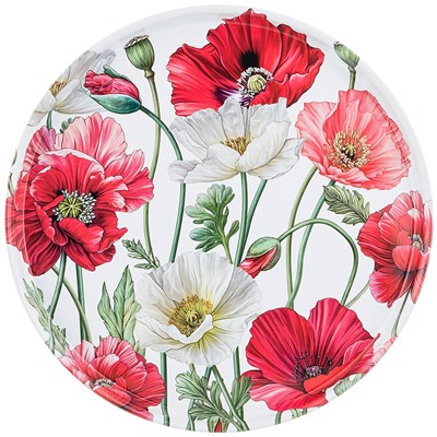 ПОДНОС СЕРВИРОВОЧНЫЙ AGNESS "МАКИ" 33*2,1 СМ