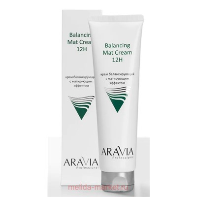 ARAVIA Professional Крем для лица с матирующим эффектом 100мл арт 9003