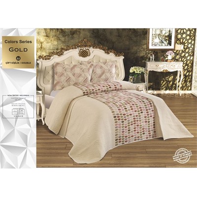 Жаккардовое Покрывало 240x260 см с 2-мя Наволочками 60x80 см Colors Seri - My Bed