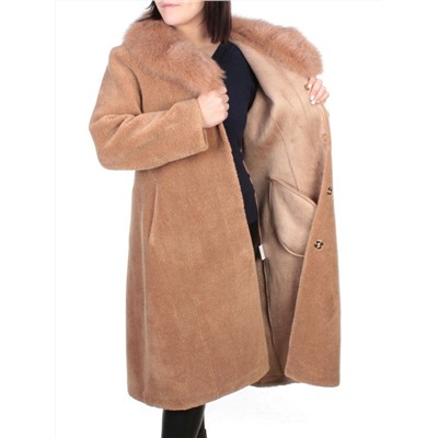 37235 BROWN Шуба женская искусственная Yi Ge
