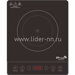 Электрическая компактная плита ELTRONIC 1 конфорка (88-20) индукционная (черная)