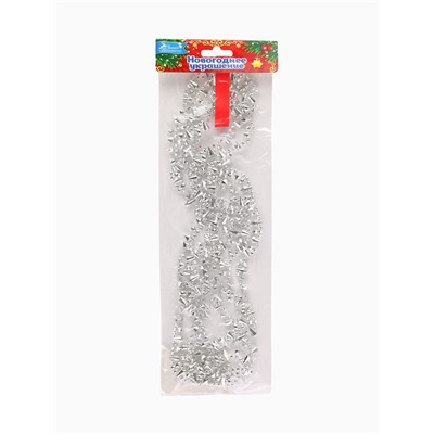 Бусы на ёлку «Кристаллики», длина 2.7 м, МИКС