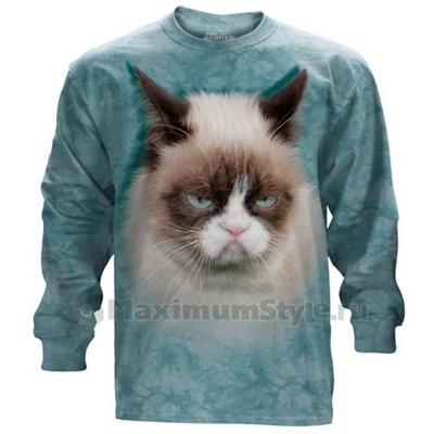 Футболка с длиным рукавом "Grumpy Cat" (США)