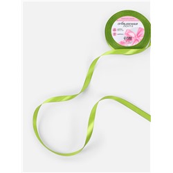 Лента атласная, 10 мм, 23±1 м, светло-зелёная №184