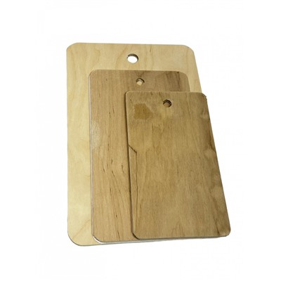 Разделочные доскм 3 размеров (Натуральное дерево и верх цветная термоплёнка) тип 1