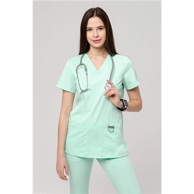 Топ медицинский женский 3-74-05-1 / Silva 40 Spring greens