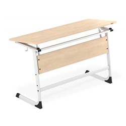 Cтол Альфа SHT-T-TN22/5-7
                        а5-7, двухмр береза / белый муар