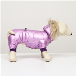 Комбинезон «Девочка» с утяжкой, размер 8 (ДС 23 см, ОГ 30, ОГ 22 см), сиреневый