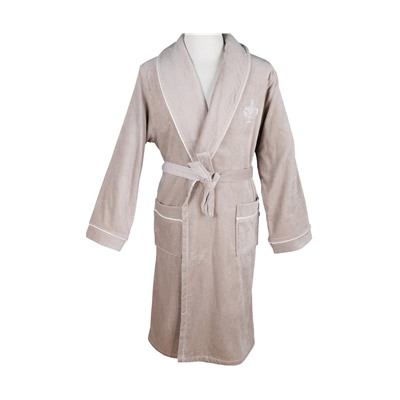 Халат Велюровый Мужской (XXL) Beyzade Kahve Bay XXlarge Bornoz- EcoCotton