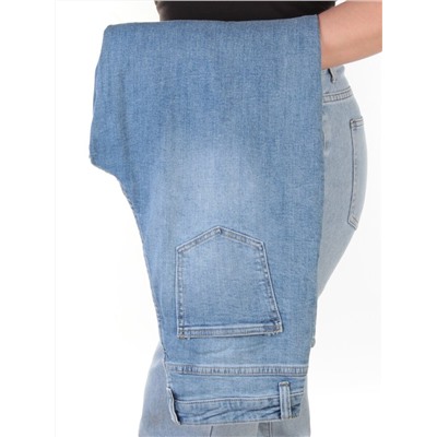 3D-7169 Джинсы-бананы женские DENIM