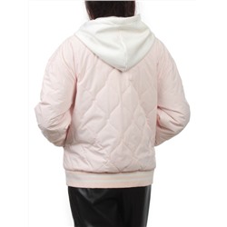 H24-90 PINK Куртка бомбер демисезонная женская (100 гр. синтепон)